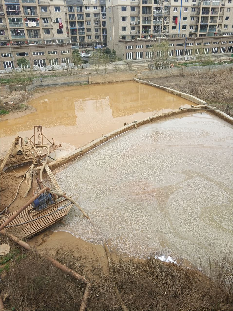 凌河沉淀池淤泥清理-厂区废水池淤泥清淤